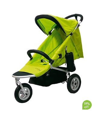 Air Buggy Mimi - Silver/Citrus Green