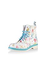 WOZ? Botines (Blanco / Multicolor / Turquesa)