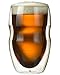 Ozeri Serafino Double Wall Insulated Beverage and Coffee Glasses, 12-Ounce, Set of 2