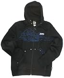 Adio - Adio Koji Men's Hooded Zip Sweatshirt - Black