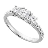 Three-Stone Diamond Ring 7/8ctw