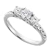 Three-Stone Diamond Ring 7/8ctw