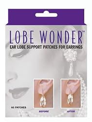 Lobe Wonder Earring Support Patches, 60-Count Boxes (Pack of 4)