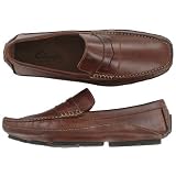 Men's Clarks FURYK Driving Moccasin Loafers TAN 11 M