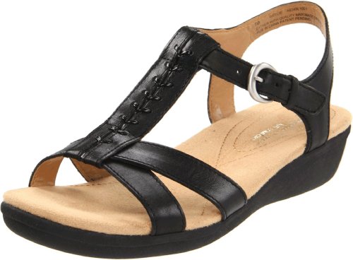 Naturalizer Women's Weslie Sandal,Black,8 M US