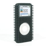 Speck FunSkin Case with Belt Clip and Screen Protector for iPod nano 1G (Black Grass)