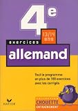 Chouette Entraînement : Allemand, de la 4e à la 3e - 13-14 ans (+ corrigés)