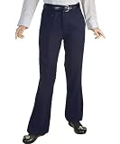 Flat Front Pants with Adjustable Waist and Clasp Closure (Sizes 7-20)