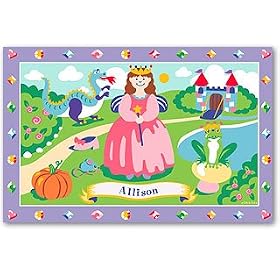 Olive Kids Happily Ever After Bedding Coordinating Personalized Placemat by Olive Kids
