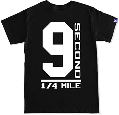 FTD Apparel Men's 9 Seconds T Shirt - Medium Black