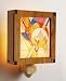 Frank Lloyd Wright Hardwood Frozen Spheres Night Light