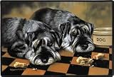 Schnauzers Schnauzer Polyanna Pickering Designer Dog Rug IN/OUTDOOR Doormat