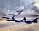 Jet Airplane F16 Kuwait Live Combat Art Poster Print - 20" X 16"