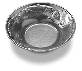 Wilton Armetale Creel & Trout Large Round Bowl