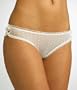 Betsey Johnson Intimates Floral Lace Dot Mesh Low Rise Bikini Panty