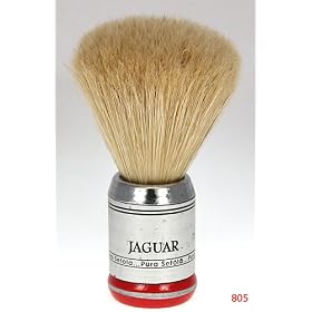 Jaguar Hand Made Shaving Brush #805 + FREE Arko Shaving Cream + FREE Derby Extra blades