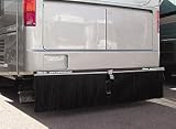 Tow Tector Shield Towing Mud Flaps / Brush Strip Protector Mud Flap Kit Fits 2 x 2 Ball Mount RV - 96 Wide with 16 Tall Brushstrips