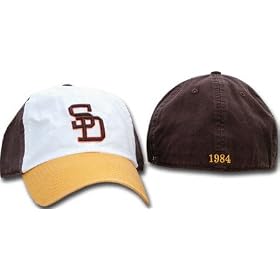 San Diego Padres Cooperstown Throwback Franchise White Front Hat