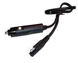 Deltran Battery Tender Quick Disconnect Cigarette Adapter, Black