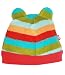 Fleece Bold Stripe Hat ~ 0 - 6 Months