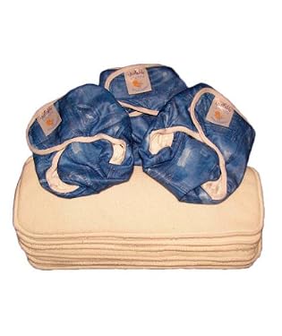 Nature Babies Stuffable Velcro Onesize - Denim
