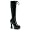 557Gina-Black Stretch Pu