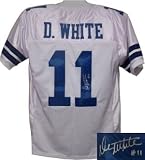 Danny White Autographed/Hand Signed Dallas Cowboys White Prostyle Jersey