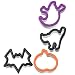 Wilton 4-Piece Grippy Halloween Cookie Cutter Set