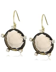 Suzanne Kalan "The Classics" Smokey Quartz and Diamond Earrings