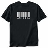 T-Shirt Black  Barcode Arizona  State