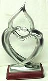 Abstract The Embrace Statue Couple Man Woman Love