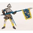 Papo Knight Blue Yellow Lance