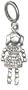 Sterling Silver Diamond Little Girl Charm