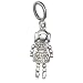 Sterling Silver Diamond Little Girl Charm