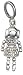 Sterling Silver Diamond Little Girl Charm