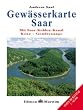 Gew�sserkarte Saar. Mit Saar-Kohlen-Kanal Konz - Gondrexange