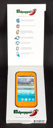 Redpepper Samsung Galaxy S4 9500 Waterproof Dirtproof Snowproof Shockproof Case for Christmas Presents (Orange)