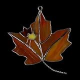 SWITCHABLES STAINED GLASS NIGHT LIGHT COVER - MAPLE LEAVES - SW023