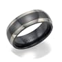 Titanium 6mm Stripe Ring, Size 12