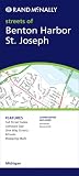Rand Mcnally Streets of Benton Harbor, St. Joseph, Michigan