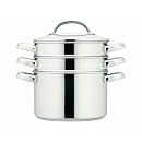 Prestige Stainless Steel Multi Steamer, 18 cm, 2.8 Litre