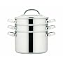 Prestige Stainless Steel Multi Steamer, 18 cm, 2.8 Litre