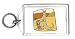 Keychain with australia, joey, kangaroo, marsupial, brown