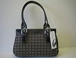 Nine West "Small Signs" Shoulder Bag in Black / Natural