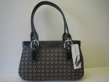 Nine West "Small Signs" Shoulder Bag in Black / Natural