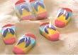Striped Flip Flop Candles