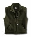 Carhartt Men's Vest Polyester Fleece Vest Small Olive V28