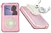 Electronics : Clear PINK Hard Plastic Case for iPod 5G Video [30GB] + Auto Charger + Screen Protector + Belt Clip+Neck Strap+ Click Wheel Protector Sold By TopDeals888