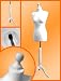 Female Tailors Dummy White Size 8/10 Dressmakers Fashion Students Mannequin Display Bust With A Beec