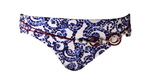 Be Creative Blue/White Swimsuit Bottom w/Rings